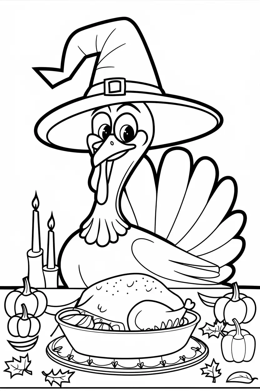 happy thanksgiving turkey coloring activities