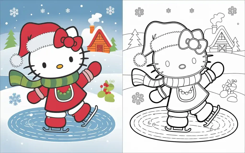 hello ketty coloring pages