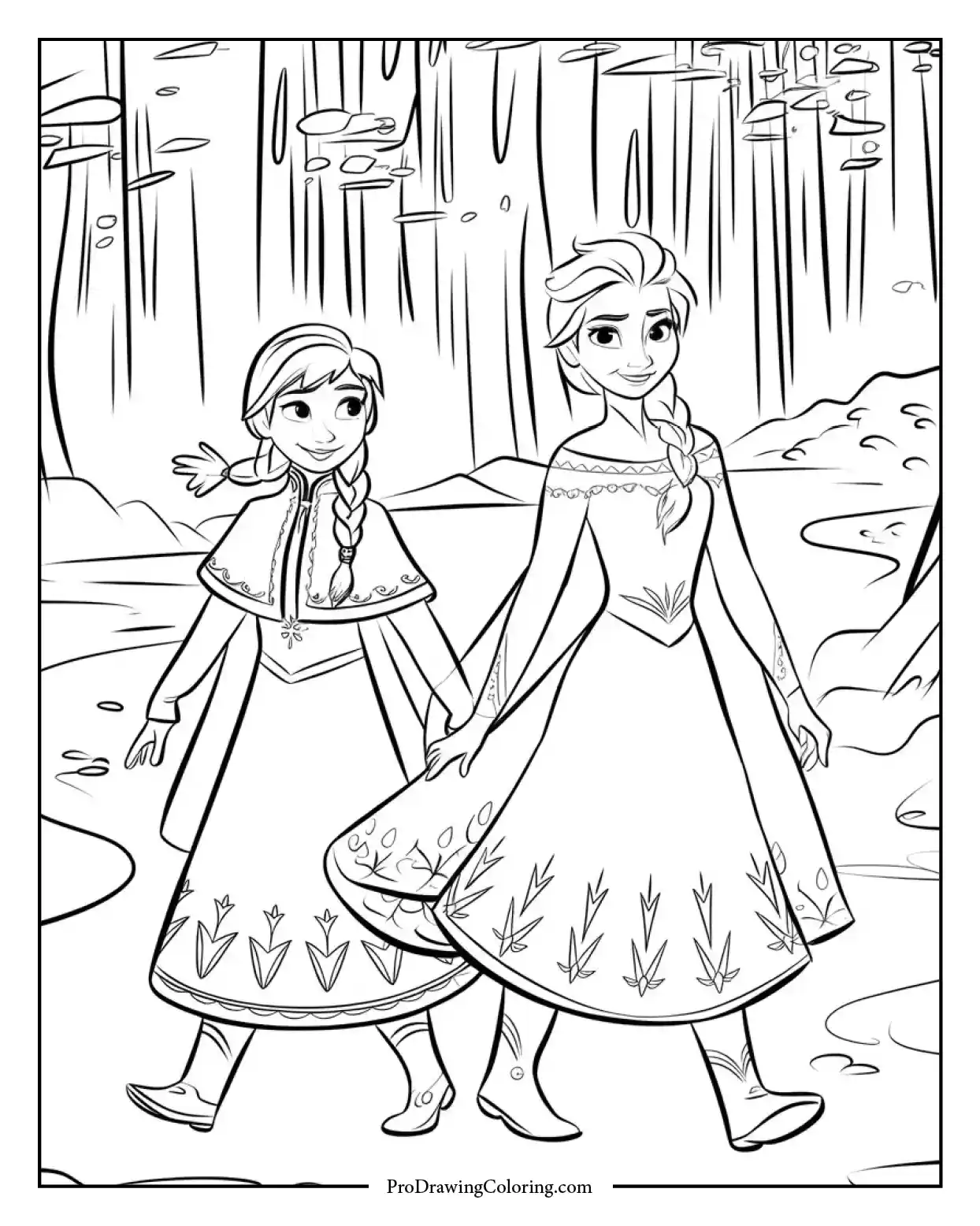 frozen anna and elsas magical walk free