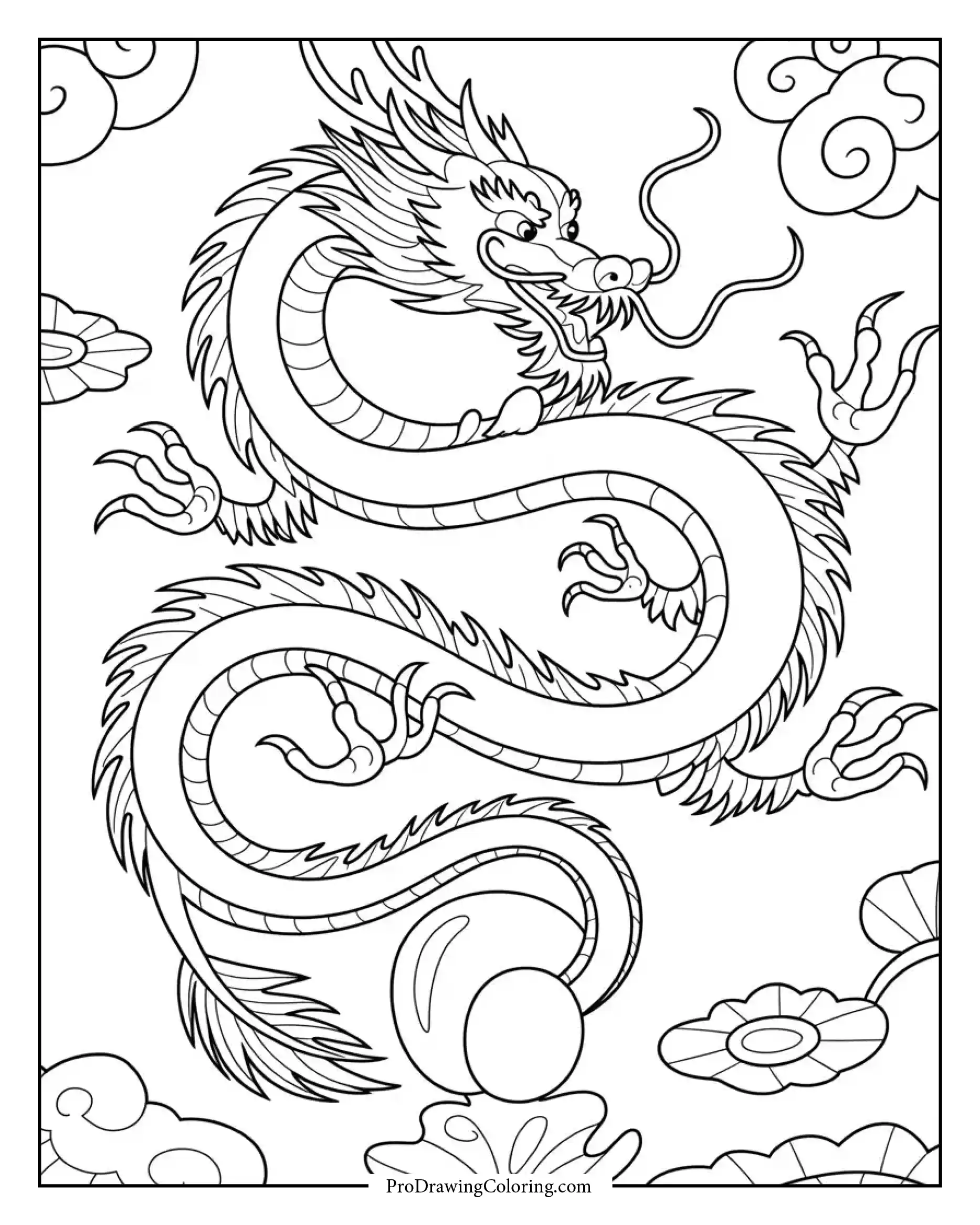free chinese dragon coloring sheet free chinese dragon coloring sheet