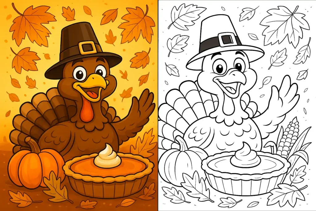 free thanksgiving coloring pages