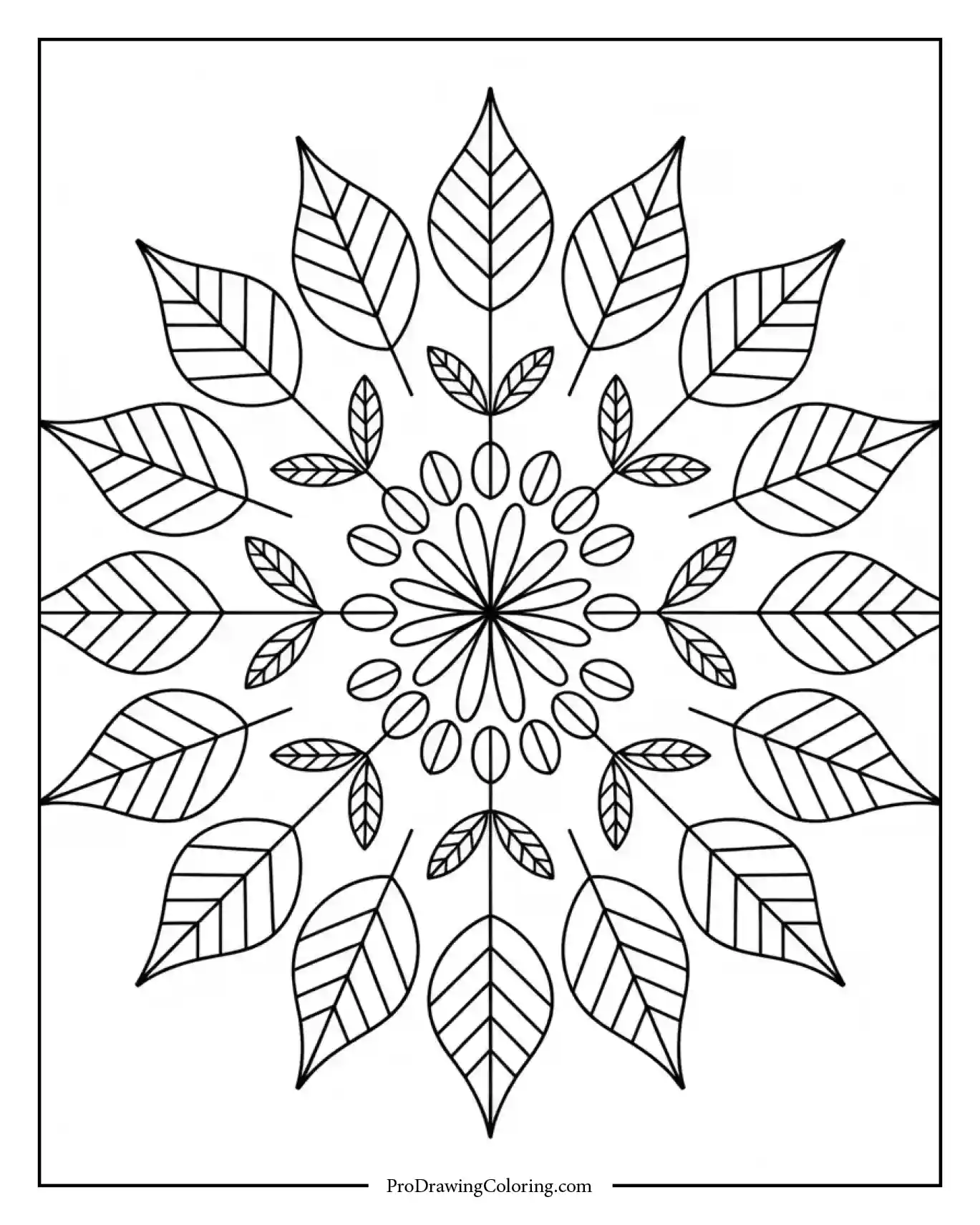 thanksgiving autumn leaves mandala Decorative mandala of autumn leaves inspired by Thanksgiving season