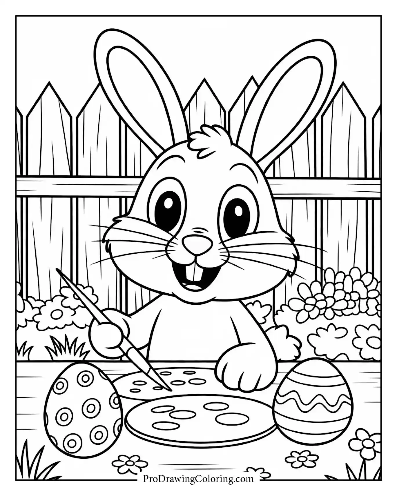 Easter Egg Coloring Pages – Free Printable PDF for Kids