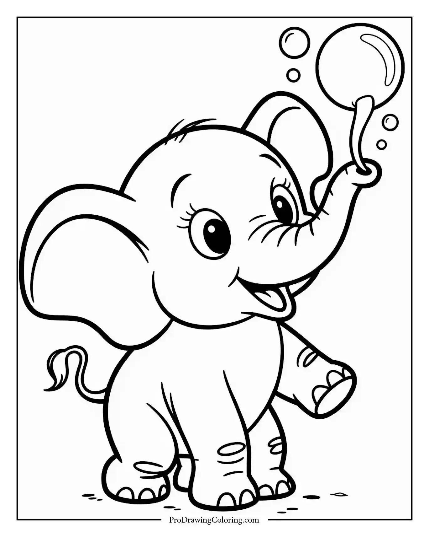 disney elephant blowing bubbles Adorable elephant blowing bubbles, cute for kids