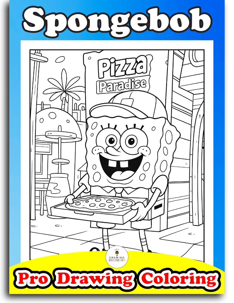 Free Spongebob coloring pages images and printable pdf.