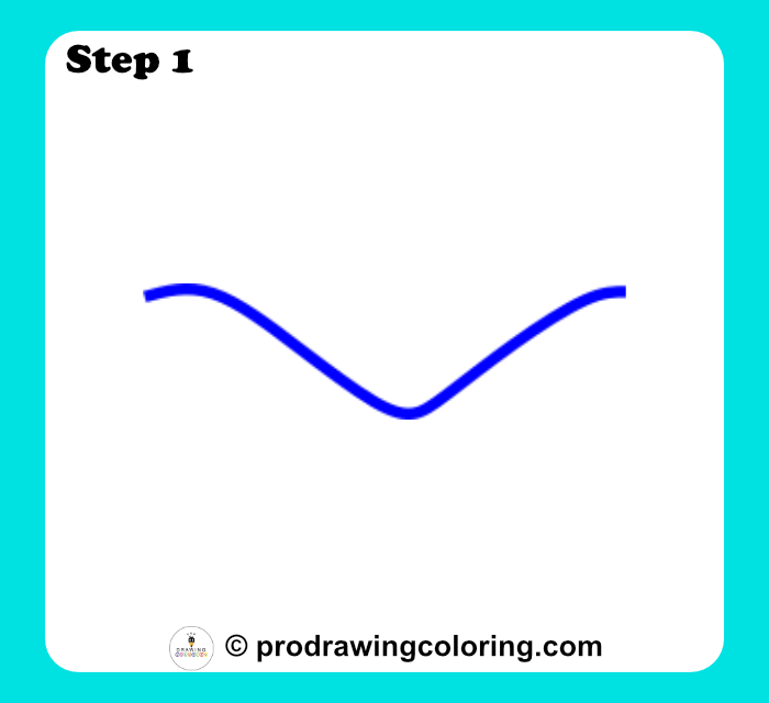 Penguin beak drawn as a simple wavy line for this project.