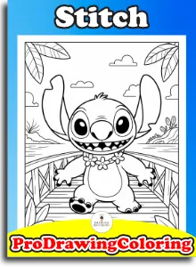 Stitch coloring pages printable designs collection